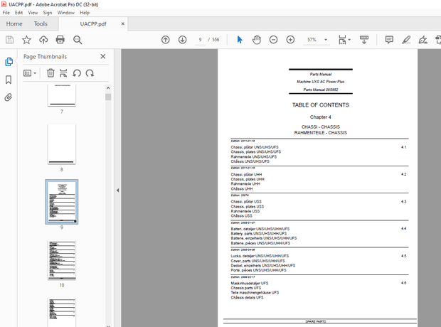 Atlet UACPP Parts Manual – PDF DOWNLOAD