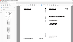 KCM 67Z7B Wheel Loader CUMMINS QSB4.5 Engine Parts Manual - PDF DOWNLOAD