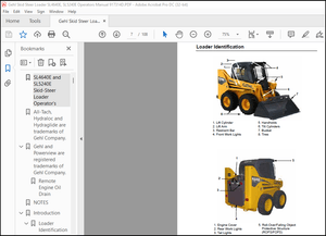 Gehl SL4640E (SN310601 and Up) SL5240E Skid-Steer Loader Operator’s Manual 917314 – PDF DOWNLOAD