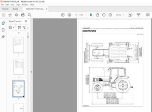Kubota Tractor M90 M110 M120 Workshop Manual – PDF DOWNLOAD
