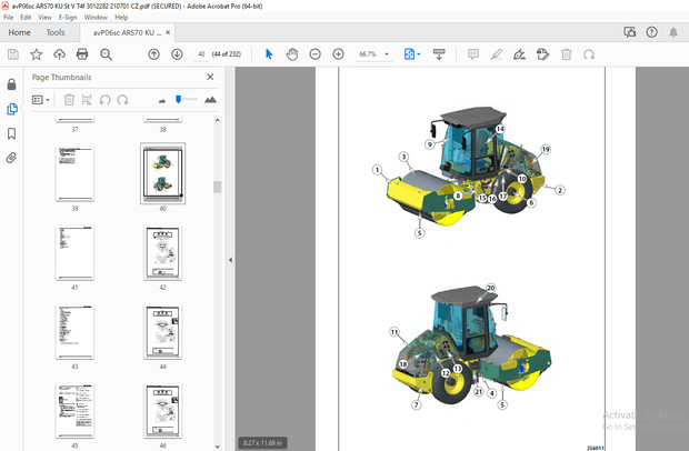 AMMANN ARS 70 TAHAČOVÝ VÁLEC NÁVOD K OBSLUZE 3012282 PDF