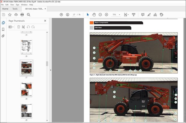 Xtreme XR1045 Alden TIER4 Operation &amp; Safety Manual – PDF DOWNLOAD