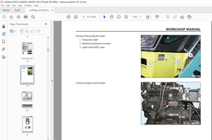 Ammann AV 70 X Tandem Roller 3 Workshop Manual 4062081 PDF