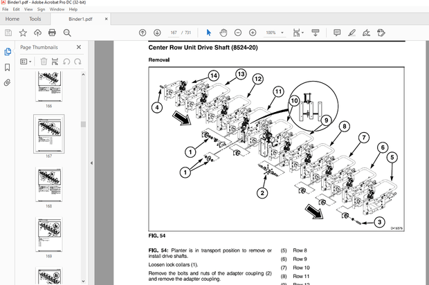 AGCO NA 8516 8523 8524 8531 Planter EFFECTIVE SN HS &amp; LATER Service Manual 79034085A – PDF DOWNLOAD