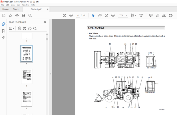 Hyundai HL757-7A Wheel Loader Operator’s Manual – PDF DOWNLOAD