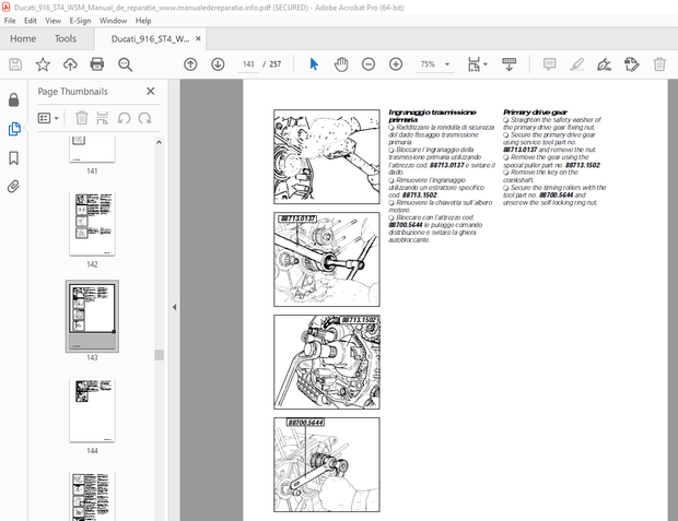 Ducati 2000 Sport Touring 4 Workshop Manual - PDF DOWNLOAD 