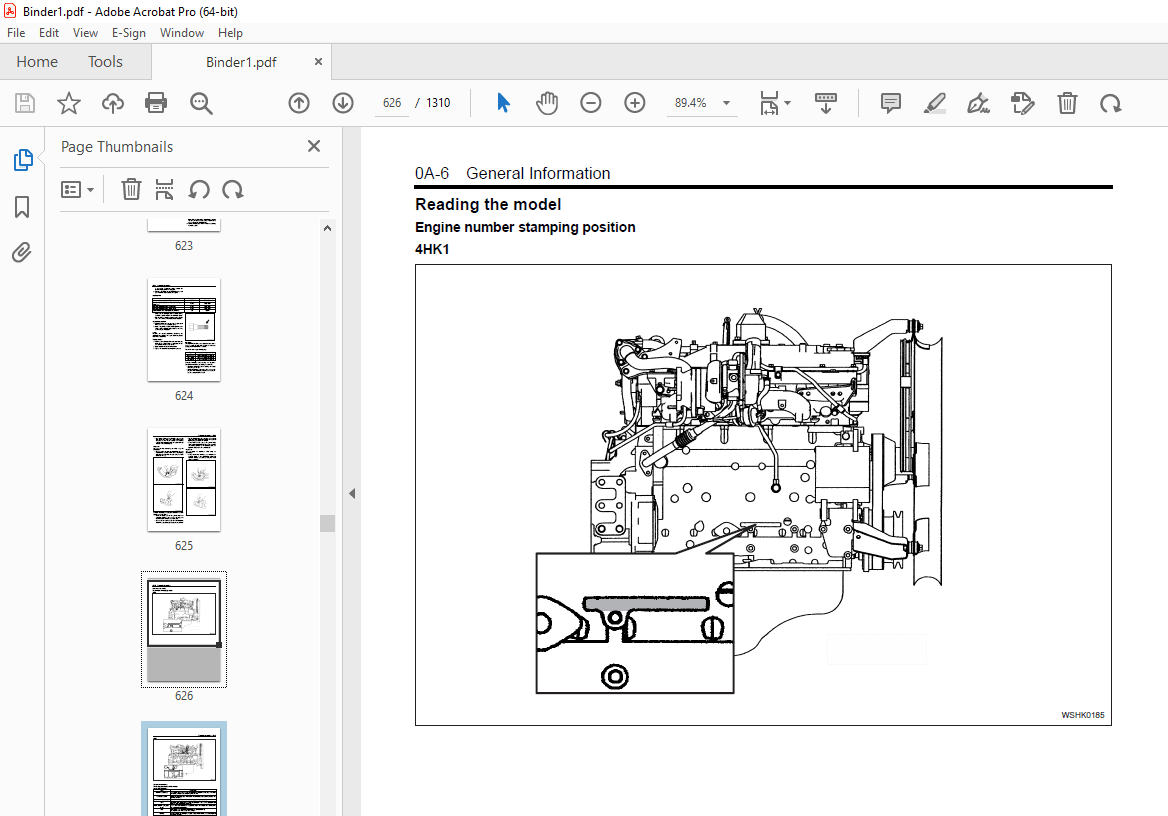 Isuzu Hitachi 4HK1 6HK1 Engine Workshop Manual - PDF DOWNLOAD