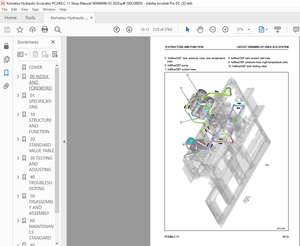 Komatsu PC240LC-11 Hydraulic Excavator Shop Manual SEN06696-03 – PDF DOWNLOAD