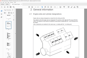 MTU Diesel Engine V 4000 M70, V 4000 M71 Operating Instructions Manual M015412-03E PDF DOWNLOAD