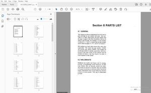 Drexel SL44/3 Swingmast Lift Truck Parts Manual (Section 6) 1412558 – PDF DOWNLOAD