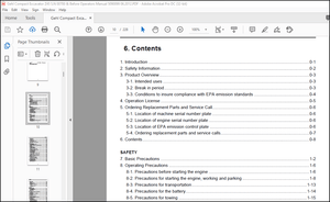 Gehl Z45 Compact Excavator Operator’s Manual 50940099 – PDF DOWNLOAD