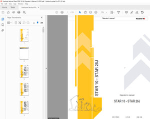 Haulotte STAR 10 – STAR 26J Operator’s manual – PDF DOWNLOAD