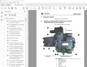 Wacker Neuson 50Z3 Track Excavator Service Manual 1000129833 - PDF DOWNLOAD