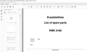 KRUPP KMK 5160 Truck Crane Parts Manual 2302827 EN_DE – PDF DOWNLOAD