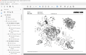 Ammann ARX 40-2 Tandem Roller Parts Catalogue Manual 3021033 - PDF DOWNLOAD