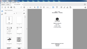 John Deere 644K Loader Parts Catalog Manual PDF DOWNLOAD