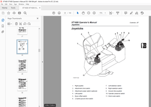 Ditch Witch XT 1600 Excavator Parts Manual PN 053-1048 PDF