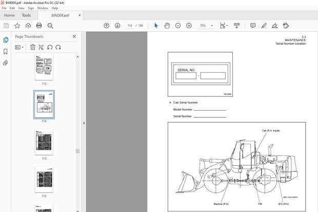 Kawasaki Wheel Loader 85ZV OPERATION &amp; MAINTENANCE MANUAL 93111-00242 - PDF DOWNLOAD