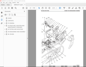 Komatsu D85EX-15 D85PX-15 Bulldozer Shop Manual SEBM029114 - PDF DOWNLOAD 