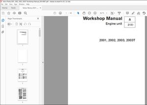 Volvo Penta 2001, 2002, 2003, 2003T Engine unit Workshop Manual_59518987 – PDF DOWNLOAD