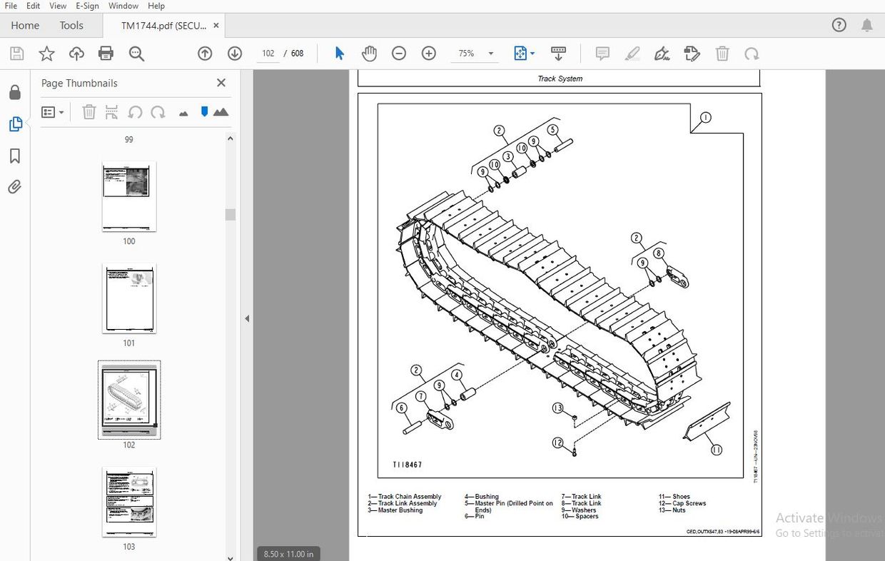 John Deere 450H, 550H, 650H Crawler Dozer Repair Technical Manual ...