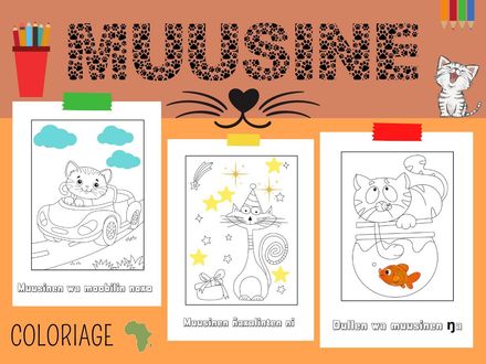 Livre de coloriage « Muusine » au Format PDF