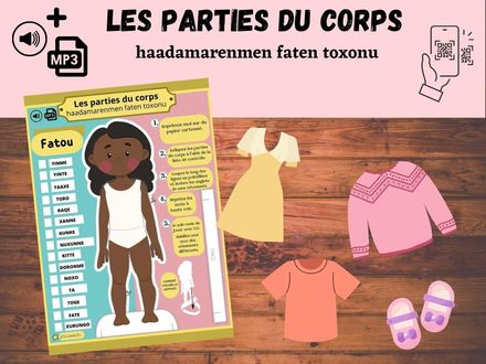 Fatou &quot;Les parties du corps en soninké&quot; Format PDF