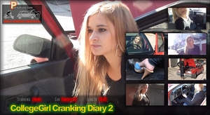 College Girl Cranking Diary 2