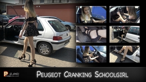 Peugeot Cranking Schoolgirl