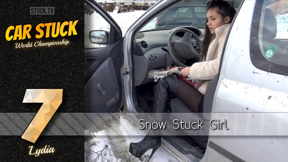 Snow Stuck Girl