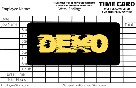 Digital Timecard Demo Access
