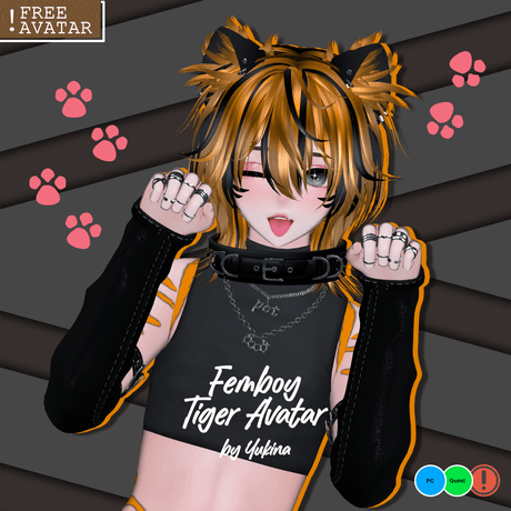 Femboy Tiger Avatar