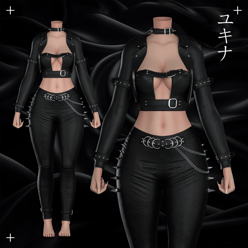 Leather Biker Outfit