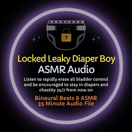 Locked Leaky Diaper Boy - ASMR Audio