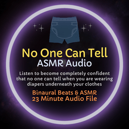 No One Can Tell - ASMR Diaper Training Audio