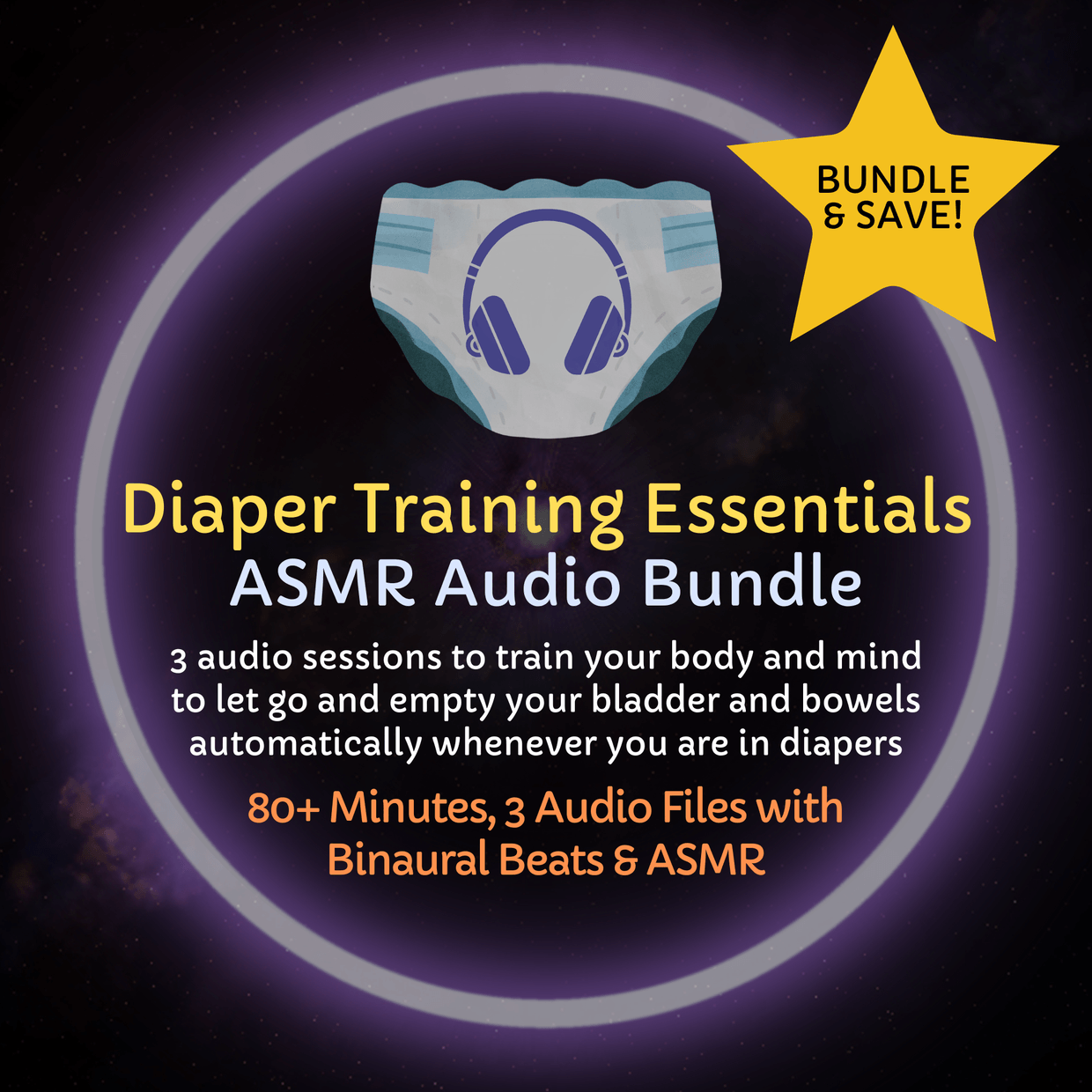 HypnoCat Diaper Training Essentials ASMR Audio Bundle