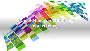 Lean Project Management - 1 day equiv. 