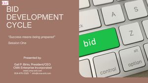 The Bid Development Series - 3 modules