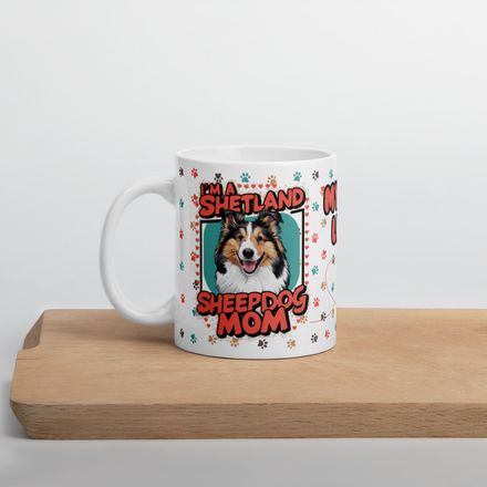 Pet Moms - Shetland Sheepdog - 11 oz Mug + eBook