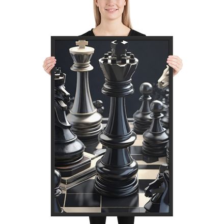 Supreme Strategy - Framed Poster - 36x24 (in)