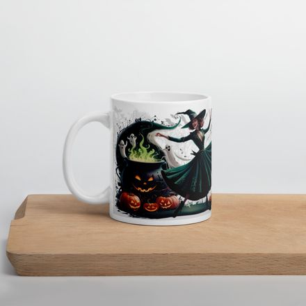Eat, Drink And Be Scary! - 11 oz White Mug + eBook