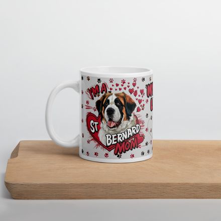 Pet Moms - St. Bernard - 11 oz Mug + eBook