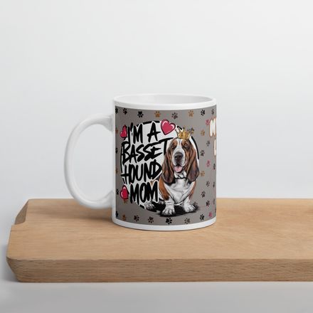 Pet Moms - Basset Hound - 11 oz Mug + eBook
