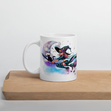 Witch Please It&#x27;s Halloween Time - 11 oz White Mug + eBook