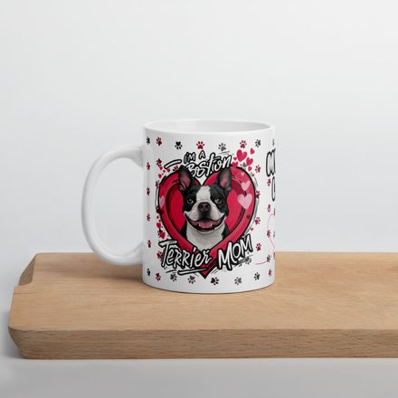 Pet Moms - Boston Terrier- 11 oz Mug + eBook
