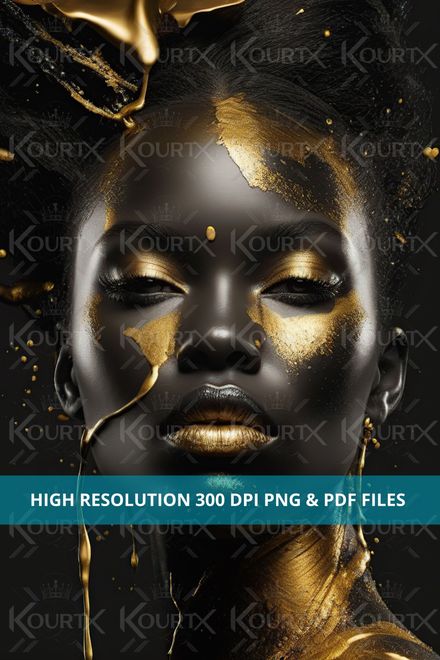 Digital File - Printable Wall Art - Black Beauty