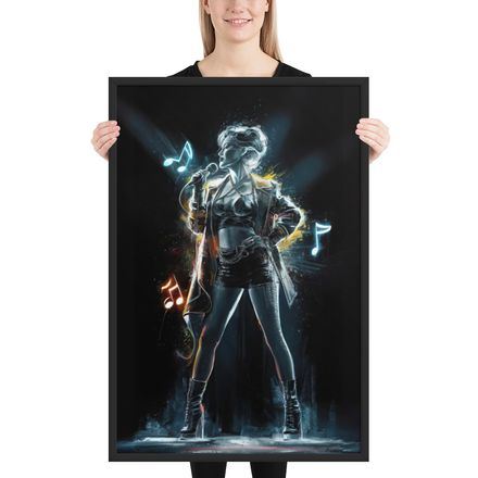 Radiant Melody - Framed Poster - 36x24 (in)