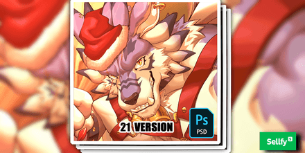 WereGarurumon(DIGIMON)_December2025 +PSDFile