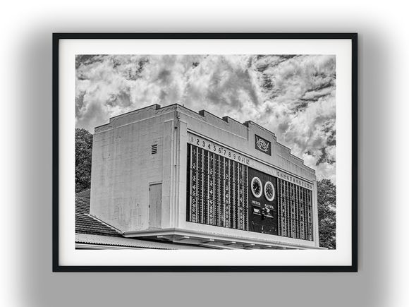Vintage Art Deco Racecourse Totalisator Board Black And White Photo Digital Download