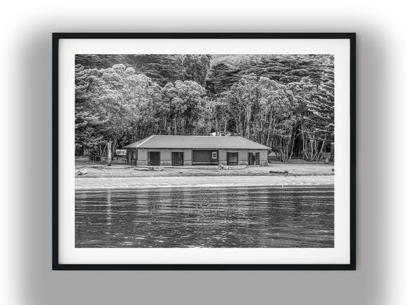 Days Bay Beach Pavilion, Lower Hutt Black And White Photo Digital Download